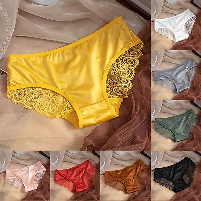 Underwear Women Boy Shorts Women's Sexy Hollow Thin Strap Panties Comfortable • $20.64
