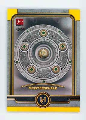 2019-20 Meisterschale Topps Museum Collection Bundesliga Trophy Gold Card 46/50 • $39.99