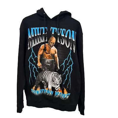 Chinatown Market Mike Tyson White Tiger Pullover Hoodie Adult’s Small Sweatshirt • $59