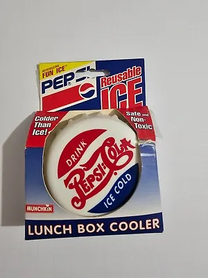 Vintage 1994 Pepsi Cola Reusable Ice Pack Munchkin Lunch Box Cooler NOS • $6
