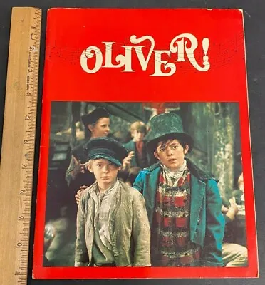 1968 Oliver! Charles Dickens Musical Movie Program Wild/reed W/ticket (ms 111621 • $12.99