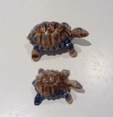 Vintage Wade Porcelain Tortoise  Set Of 2 • £9