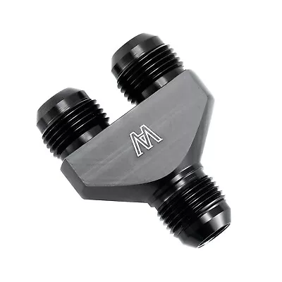 -10 AN  Y  Block Fitting Adapter Coupler 10/10/10 -10/-10/-10 Black • $12.99