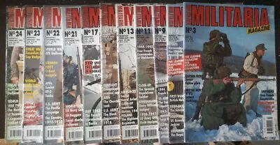 Militaria Magazine (English) - #3 To #24 - Single Issues - You Choose • £9.99