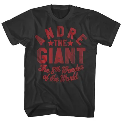 £30.19 • Buy Andre The Giant 8th Wonder Of The World Men's T Shirt Massive Wrestling Champion