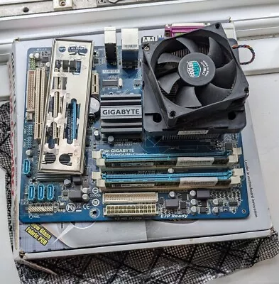 Gigabyte G41M Socket LGA775 Motherboard + DDR3 2x4GB Ram + Dual Core 2.8Ghz CPU • £29