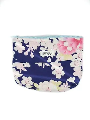 Reclaimed Vintage Pink Japanese Floral Print Handmade Cosmetic Wash Bag -RWWB014 • £11.99