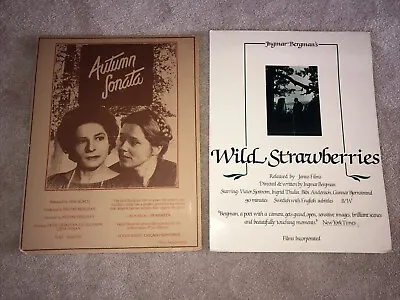 AUTUMN SONATA/WILD STRAWBERRIES Ingmar Bergman Bergman POSTERS MOUNTED FOR FRAME • $40