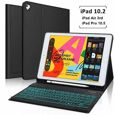 $43.69 • Buy Backlight Keyboard Leather Case Cover For IPad 9th 8th 7th Gen 10.2  2021 2020