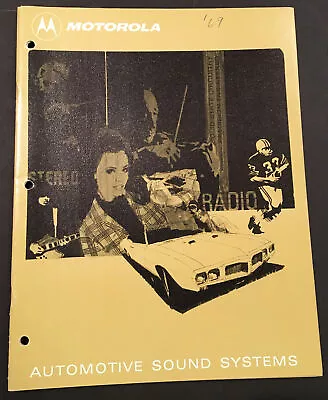 1969 Motorola Auto Sound System Car Stereo Radio Dealer Sales Catalog / Brochure • $29.99