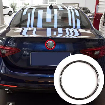 1* Real Carbon Fiber Car Rear Logo Ring Trim For Alfa Romeo Giulia/Stelvio New • $32.04