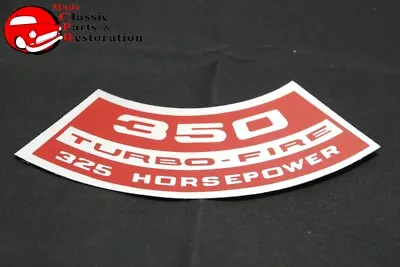 69-70 Chevy Camaro Chevelle Nova Corvette 350 325 HP Air Cleaner Decal • $11.08