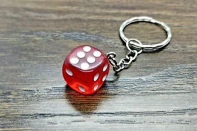 £3.25 • Buy Dice Key Ring Key Chain - Keyring Keychain Multi Colour D&D Board Game Boardgame