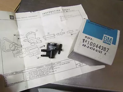 $12.61 • Buy New Old Stock Gm 10044387 Control Valve 81-83 Chevrolet Buick Pontiac Oldsmobile