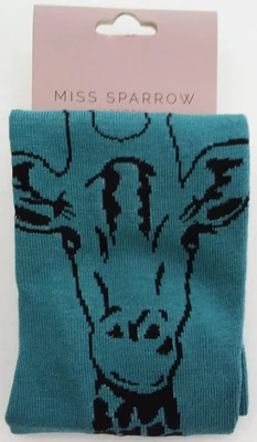 £7 • Buy One Pair Of Miss Sparrow Giraffe Socks, One Size (4-7 UK), New