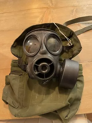 British Avon S10 Size 2 Large Gas Mask Respirator W/ Filter & Haversack • £145