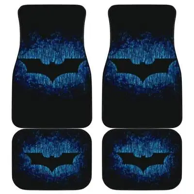 Batman Universal Fit Car Floor Mats Pickup Front / Rear Rugs SUV Rubber Carpets • $59.84
