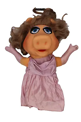 Vintage 1976-1978 Fisher Price Jim Henson 17  Miss Piggy Hand Puppet The Muppets • $59.99