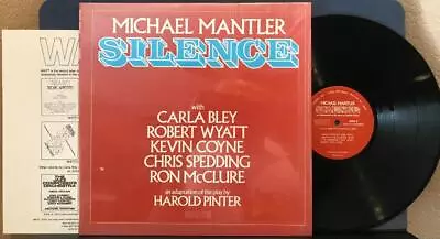 MICHAEL MANTLER SILENCE~NM- 1977 GATEFOLD 1st PRESS LP~SHRINK~INSERT~AVANT-GARDE • $26.50