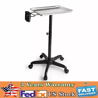 Mobile Rolling Mayo Stand Trolley Medical Instrument W/ Removable Tray & Base • $50.35
