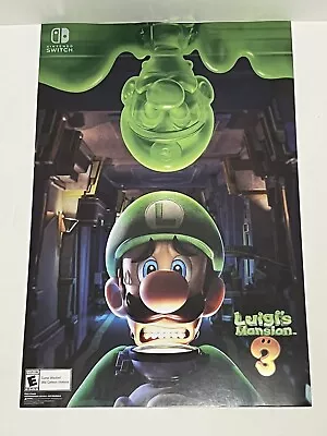 Luigi's Mansion 3 Promo Poster 17 X 11   Nintendo Switch Marketing Rare Mario • $24.99