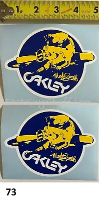 2! Oakley Vintage Sticker CR RC Marty Smith 125 250 500 VMX AHRMA WORKS Bike  • $14.87