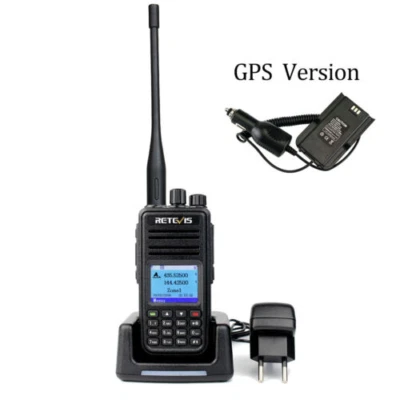 $129.99 • Buy Retevis RT3S Digital Ham Radio DMR GPS Dual Band TDMA Walkie Talkie 5W UHF+VHF