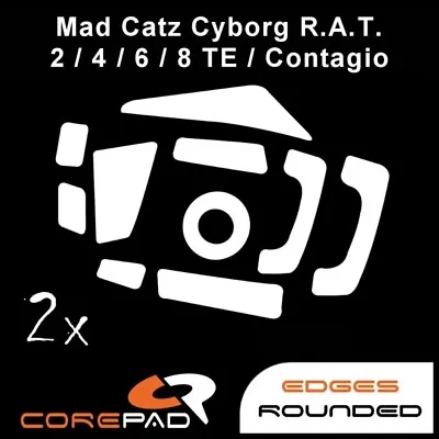 Corepad Skatez Mad Catz Cyborg R.A.T. 2 4 6 8 TE Contagio Mouse Feet Teflon • $12.99