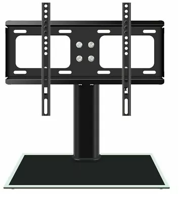 For LG 32LX2R - ZE.ALEWLF  Table Top High Gloss Glass TV Stand Black • £34.99