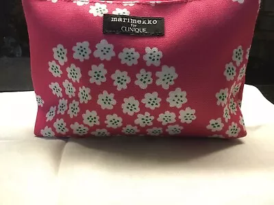 Marimekko Clinique Cloth Makeup Baghot Pinkflowers • $13.99