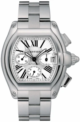 $5495 • Buy Pre-owned Cartier Roadster Xl Chronograph Watch W62019x6