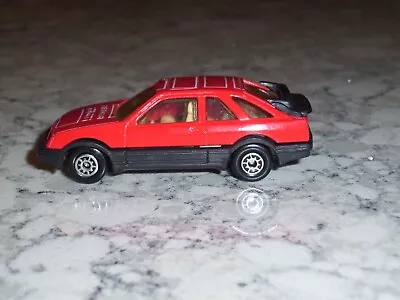 Mc Toy Ford Sierra Xr 41 Merkur Red Vg Condition • $7.50