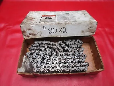 Diamond Chain X-5334-010 10 Foot Coil 80-2 Riveted Roller Chain (MORSE TIMKEN) • $425.99