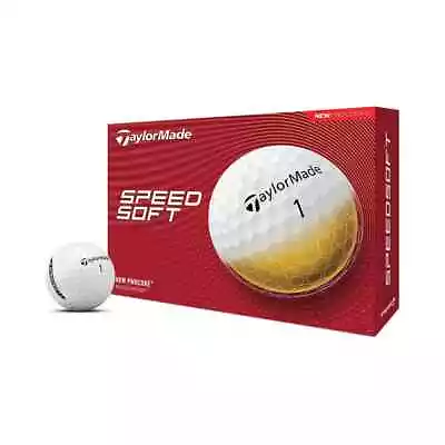 NEW TaylorMade 2024 Speed Soft Golf Balls 12pk - White - Drummond Golf • $27.95