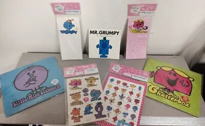 Mr Men Little Miss Vintage Lot Notepad Mousepad Stickers Magnets MORE HARGREAVES • $39.99