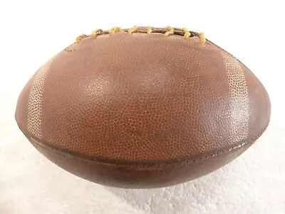 Vtg 1950s Denkert Sporting Goods C46 Play Fast Double Lined Leather Football USA • $36.95