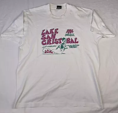 Vintage 80s/90s Screen Stars Best Lake City Colorado Running Tshirt 10k 1991 SNS • $6.45