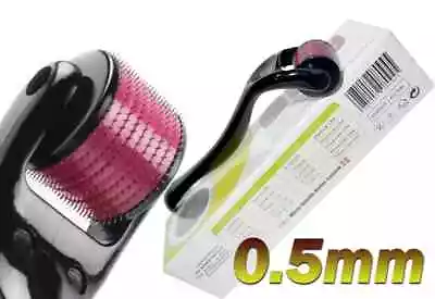 Derma Skin Roller 0.5mm Acne Deep Scars Cellulite Wrinkles Beard (540Pin) • $9.45