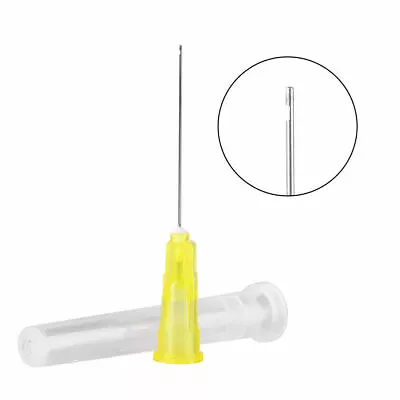 100Pcs Dental Irrigation Needle Tip Irrigator Syringe Single Hole Close End 30G • $14.08