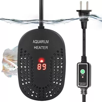 100W Mini Adjustable Aquarium Heater: Digital Fish Tank Heater • $11.87