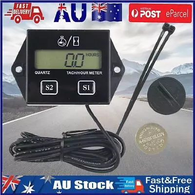 Engine RPM Resettable Inductive Tachometer Gauge For Outboard Motor Lawn Mower • $18.69