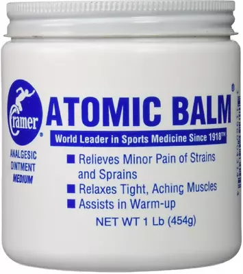 Cramer Atomic Balm Analgesic Pain Soreness And Warm-Up Ointment 1Lb Jar • $43.88