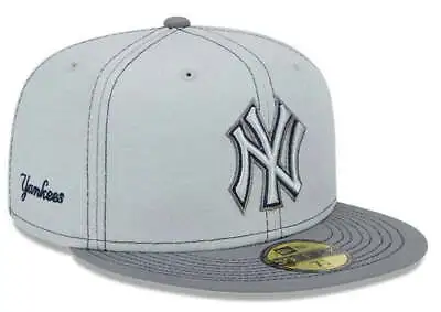 Authentic New Era MLB OnField 59Fifty Fitted Cap New York Yankees GRAY POP • $36.99