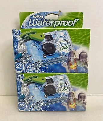 2 Disposable Cameras Quick Snap Waterproof Underwater FujiFilm. Free Shipping. • £20.86