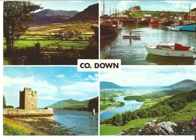 Postcard-Ireland-County Down-multiview • £1.99