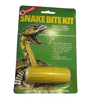 Vintage Coghlan's Emergency Snake Bite Survival Kit 1989 - Expired • $17.50