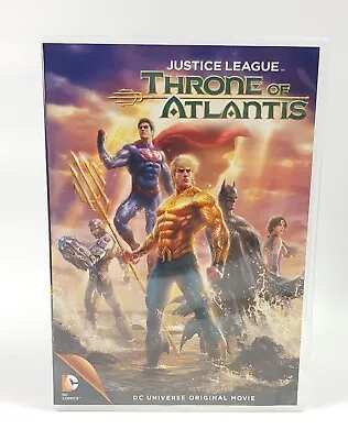 $19.99 • Buy Justice League Throne Of Atlantis DVD  DC Universe Movie Batman Superman