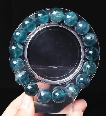 11.8mm  Natural Color Fluorite Crystal Quartz Beads Bracelet AAA • $1.61