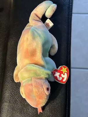 Ty Beanie Baby Chameleon  Rainbow  • $7