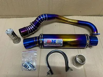 $199.95 • Buy Scooter 150cc Gy6 Racing High Performance Exhaust Full System Titanium Color
